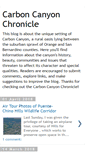 Mobile Screenshot of carboncanyonchronicle.blogspot.com