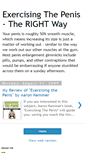 Mobile Screenshot of exercisingthepenis-therightway.blogspot.com