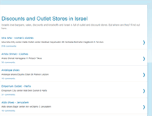 Tablet Screenshot of discountandoutletsinisrael.blogspot.com