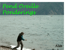 Tablet Screenshot of pend-oreille-ponderings.blogspot.com