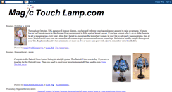 Desktop Screenshot of magictouchlamp.blogspot.com