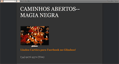 Desktop Screenshot of caminhosabertos.blogspot.com