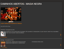 Tablet Screenshot of caminhosabertos.blogspot.com
