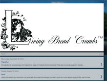 Tablet Screenshot of livingbreadcrumbs.blogspot.com