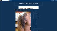 Desktop Screenshot of gangsta-tattoos.blogspot.com
