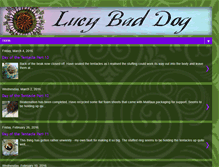 Tablet Screenshot of lucibaddog.blogspot.com