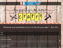 Tablet Screenshot of happilyevercrafty.blogspot.com