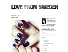 Tablet Screenshot of lovefromsweden.blogspot.com