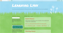 Desktop Screenshot of learninglynx.blogspot.com