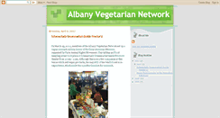 Desktop Screenshot of albanyvegnetwork.blogspot.com