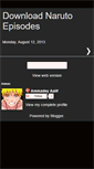 Mobile Screenshot of downloadnarutoepisodes.blogspot.com