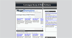 Desktop Screenshot of lowongankerjadibaliterbaru.blogspot.com