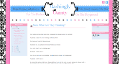 Desktop Screenshot of dashinglydainty.blogspot.com