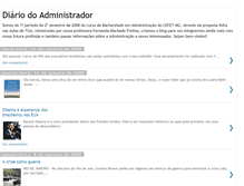 Tablet Screenshot of diariodoadministrador.blogspot.com