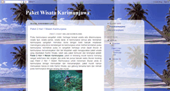 Desktop Screenshot of paketkarimunjawawisata.blogspot.com