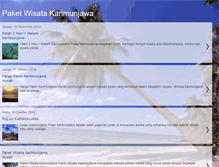 Tablet Screenshot of paketkarimunjawawisata.blogspot.com