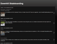 Tablet Screenshot of downhill-skateboarding.blogspot.com