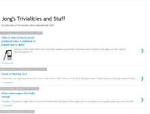 Tablet Screenshot of jongstrivialities.blogspot.com