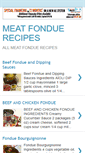 Mobile Screenshot of meatfonduerecipes.blogspot.com