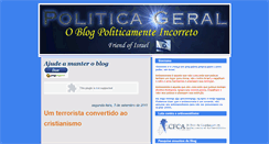 Desktop Screenshot of politicageral1.blogspot.com