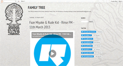 Desktop Screenshot of familytreeofficial.blogspot.com