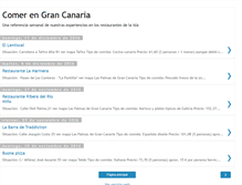 Tablet Screenshot of comerengrancanaria.blogspot.com