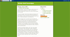 Desktop Screenshot of goldsovereigns.blogspot.com