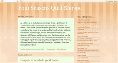 Desktop Screenshot of fourseasonsquiltshoppe.blogspot.com