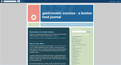 Desktop Screenshot of gastronomicsuccess.blogspot.com