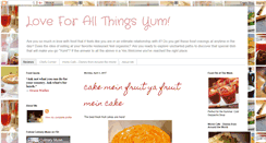 Desktop Screenshot of luv4allthingsyum.blogspot.com