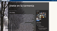 Desktop Screenshot of jinetenlatormenta.blogspot.com