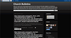 Desktop Screenshot of churchbulletins.blogspot.com