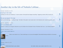 Tablet Screenshot of anotherdayinthelifeofnathalieleblanc.blogspot.com