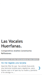 Mobile Screenshot of lasvocaleshuerfanas.blogspot.com