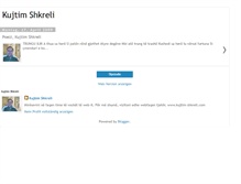 Tablet Screenshot of kujtimshkreli.blogspot.com