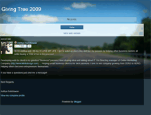 Tablet Screenshot of givingtree2009.blogspot.com
