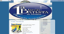 Desktop Screenshot of igrejabatistadeinhapim.blogspot.com