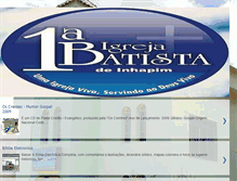 Tablet Screenshot of igrejabatistadeinhapim.blogspot.com