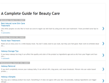 Tablet Screenshot of beautycareguide.blogspot.com