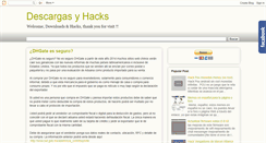 Desktop Screenshot of descargasyhacks.blogspot.com