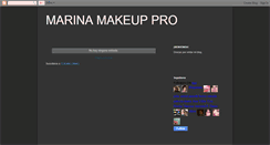 Desktop Screenshot of marinamakeuppro.blogspot.com