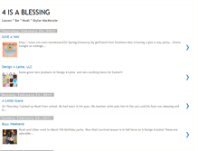 Tablet Screenshot of 4isablessing.blogspot.com