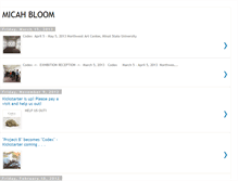 Tablet Screenshot of micahbloom.blogspot.com