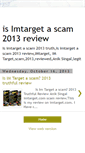 Mobile Screenshot of imtargetreviewscam.blogspot.com