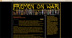 Desktop Screenshot of fremenonwar.blogspot.com