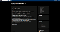 Desktop Screenshot of hppavilionf1903.blogspot.com