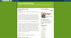 Desktop Screenshot of cleaneatingmachine.blogspot.com