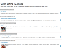 Tablet Screenshot of cleaneatingmachine.blogspot.com
