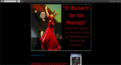 Desktop Screenshot of juanelbailarindelosmontes.blogspot.com