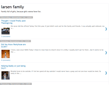 Tablet Screenshot of larsenfamily6.blogspot.com